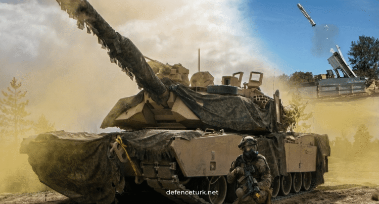 Abrams tankına dolanan mühimmat fırlatma kiti entegrasyonu