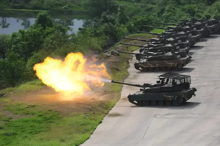 Güney Kore K2 tankını kafes zırh ile test ediyor