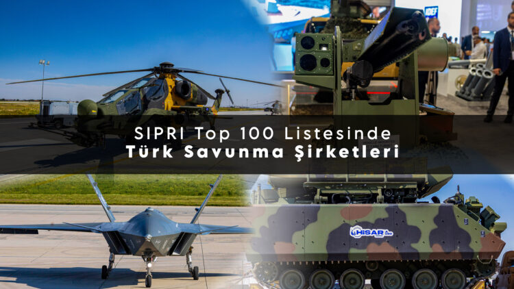 SIPRI’nın ilk 100 listesine Türkiye’den 5 şirket