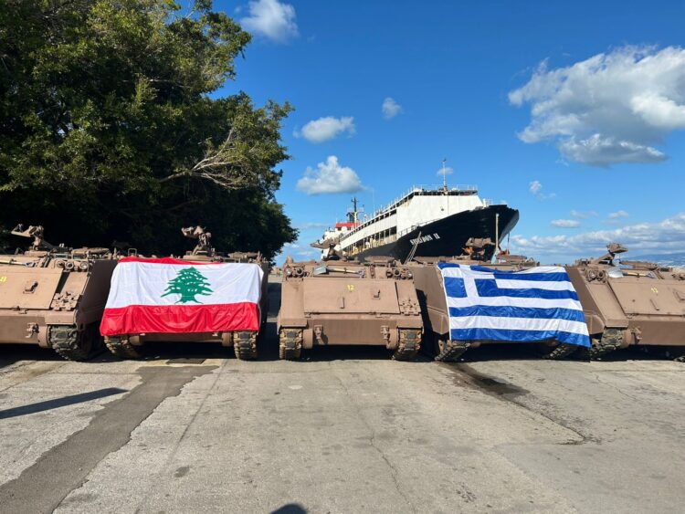 Yunanistan’dan Lübnan’a teslimat