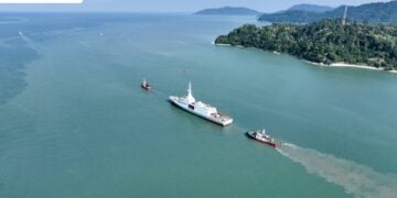 Malezya’nın yeni gemisi deniz testlerinde