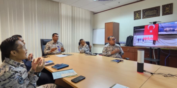 Malezya’ya ihraç edilen karakol gemisinin sac kesimi yapıldı