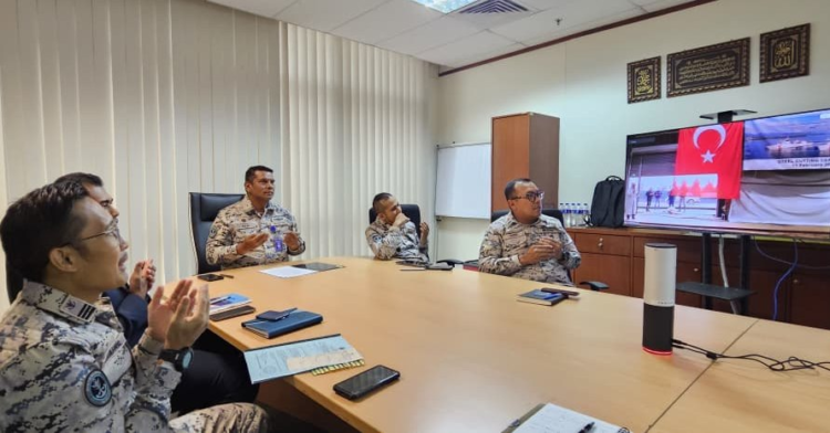 Malezya’ya ihraç edilen karakol gemisinin sac kesimi yapıldı