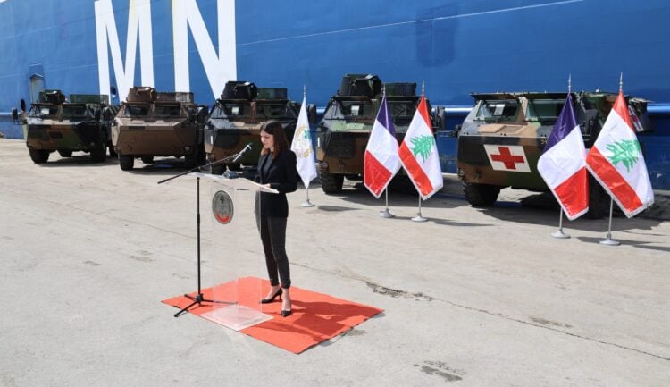 Lübnan’a zırhlı araç bağışı