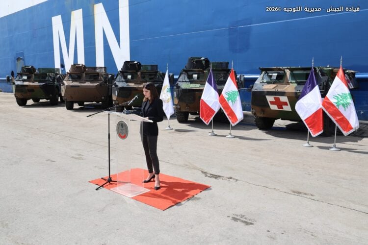 Lübnan’a zırhlı araç bağışı
