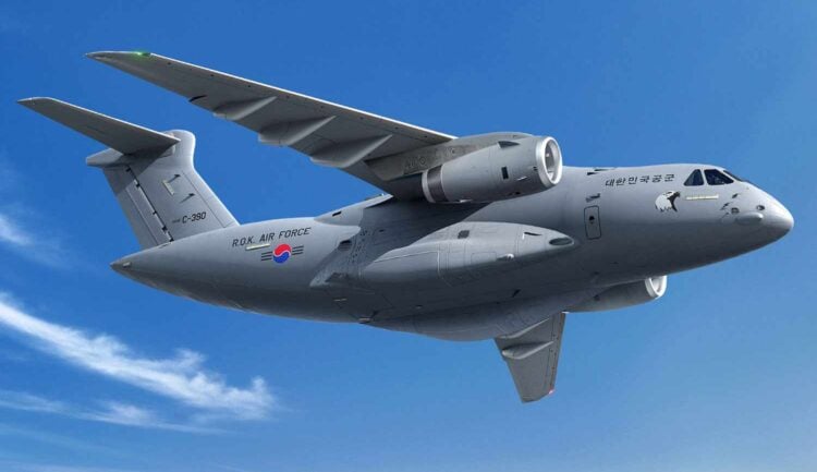 Güney Kore’nin ilk C-390’ı havalandı