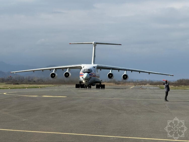 İran sınırında Rus uçağı