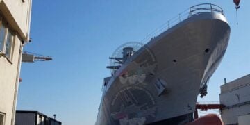 STM’nin inşa ettiği Malezya gemisi suyla buluştu!