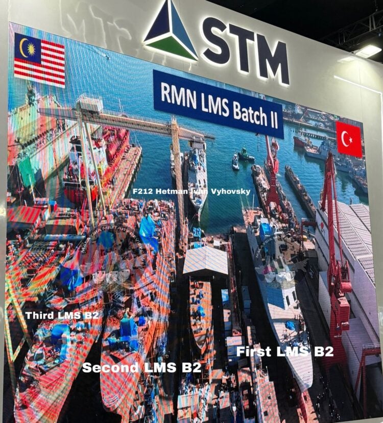 STM’nin inşa ettiği korvetler tek karede