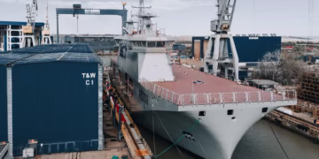 Portekiz’in yeni gemisi suya indirildi