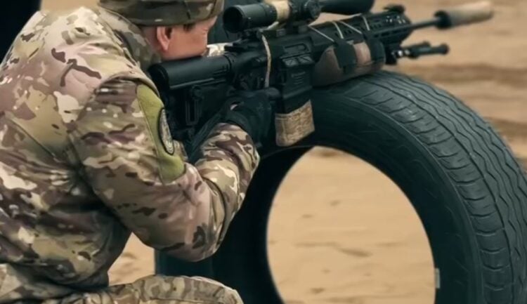 Kazak Özel Kuvvetleri’nde Türk keskin nişancı tüfeği!