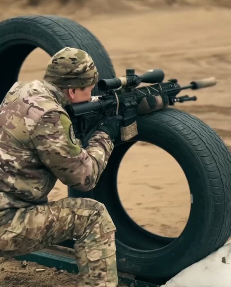 Kazak Özel Kuvvetleri’nde Türk keskin nişancı tüfeği!