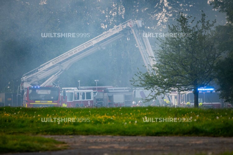 ABD’nin İran operasyonlarını yürüttüğü üste yangın