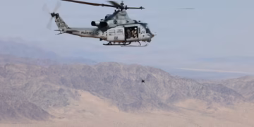 ABD Deniz Piyadeleri’nden yeni konsept: Helikopterden İHA kontrolü