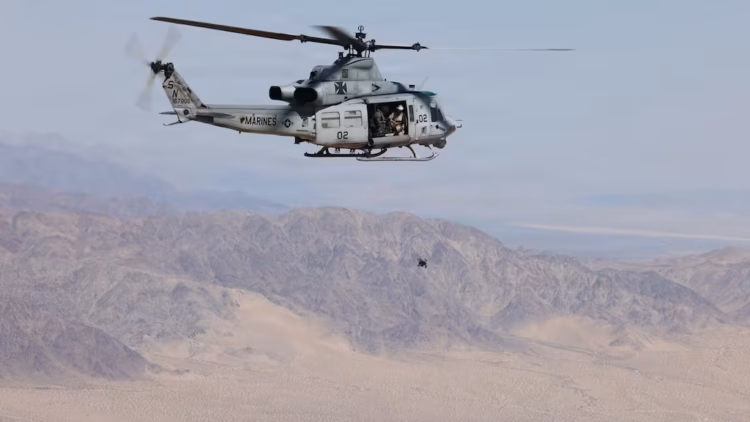 ABD Deniz Piyadeleri’nden yeni konsept: Helikopterden İHA kontrolü