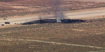 ABD’de B-52 bombardıman uçağı düştü