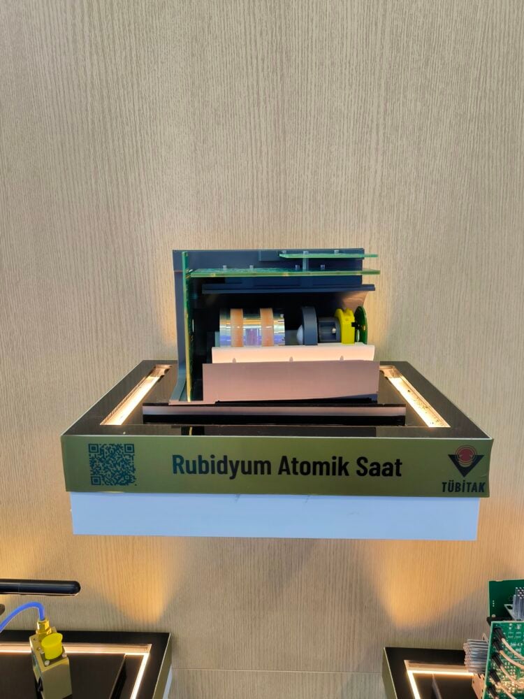 Türkiye’nin atomik saati uzayda