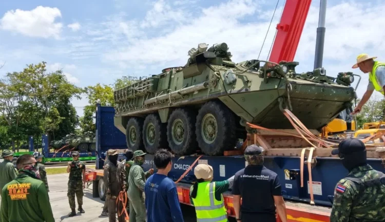 Tayland’a 8×8 Stryker ZPT teslimatı