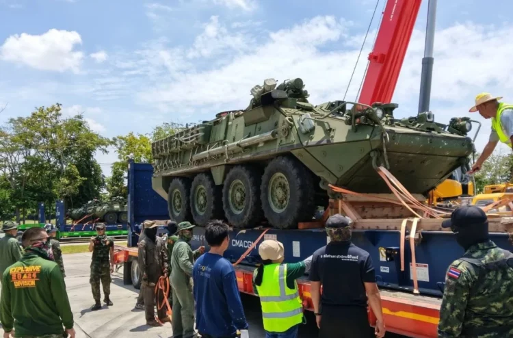Tayland’a 8×8 Stryker ZPT teslimatı