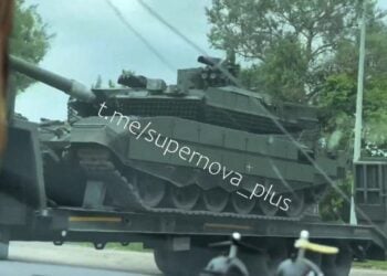 Aktif koruma sistemi entegreli T-90M görüldü