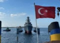 Türkiye’nin yeni savaş gemisi suya indi