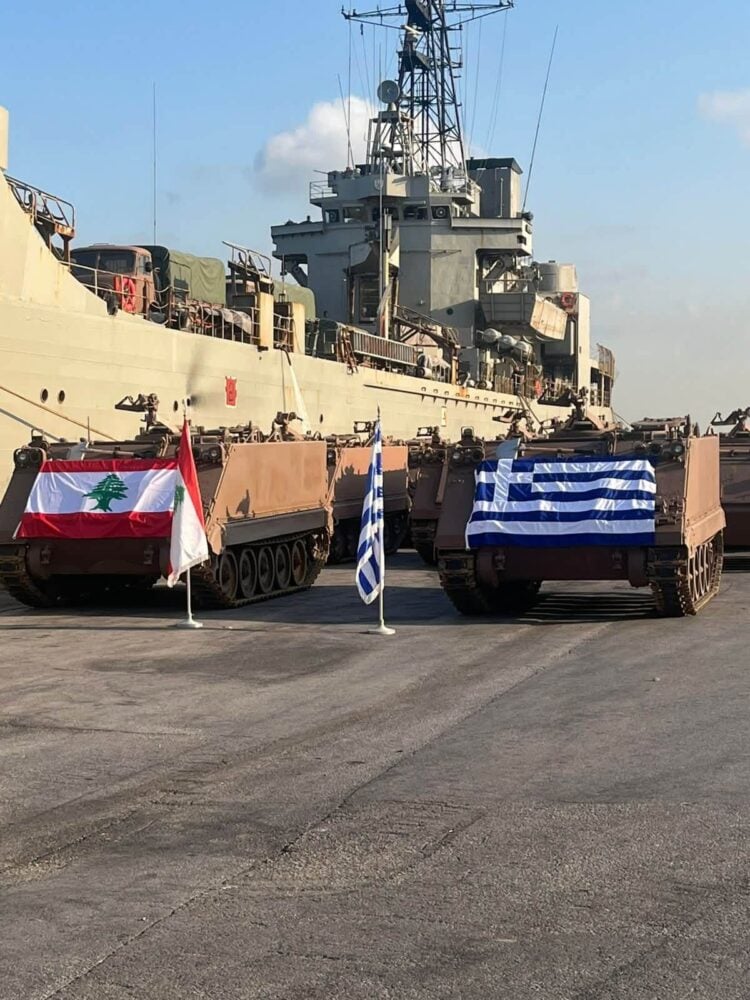 Yunanistan’dan Lübnan’a zırhlı araç teslimatı