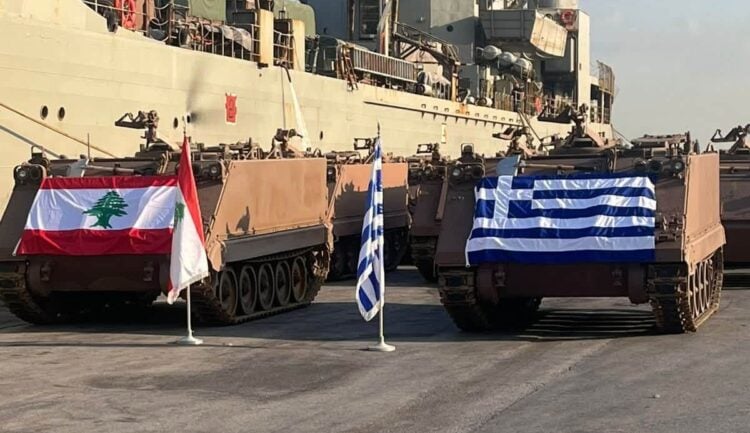 Yunanistan’dan Lübnan’a zırhlı araç teslimatı