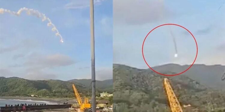 Tayvan’ın taşıyıcı roketi ilk test uçuşunda başarısız oldu