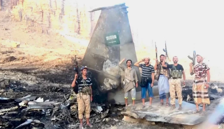 Suudi Arabistan’ın savaş uçağı düşürüldü