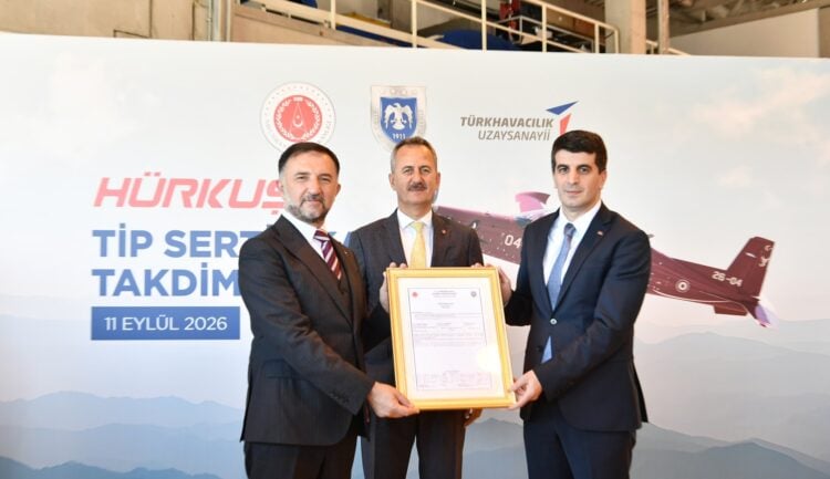 HÜRKUŞ-II’ye Askerî Tip Sertifikası