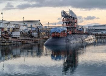 Virginia-class fast-attack submarine USS North Carolina (SSN 777) prepares to undock from Dry Dock 1 at Pearl Harbor Naval Shipyard and Intermediate Maintenance Facility (PHNSY & IMF) in Pearl Harbor, Hawaii, Aug. 12, 2026. The dry dock was flooded and the submarine prepared to return to the water following a period of scheduled maintenance. North Carolina was commissioned May 3, 2008. North Carolina is the fourth Virginia-class submarine and the fourth U.S. Navy ship to be named for the Tar Heel state. North Carolina is assigned to Submarine Squadron 1 and capable of supporting various missions, including anti-submarine warfare, anti-surface ship warfare, strike warfare, special operations support, and intelligence, surveillance, and reconnaissance. PHNSY & IMF’s mission is to keep the Navy’s fleet “Fit to Fight” by repairing, maintaining, and modernizing the Navy's fast-attack submarines and surface ships. Strategically located in the heart of the Pacific, it is the most comprehensive fleet repair and maintenance facility between the U.S. West Coast and the Far East. (U.S. Navy photo by Kenny Jones)