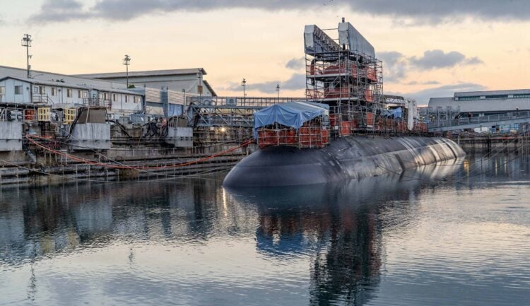 Virginia-class fast-attack submarine USS North Carolina (SSN 777) prepares to undock from Dry Dock 1 at Pearl Harbor Naval Shipyard and Intermediate Maintenance Facility (PHNSY & IMF) in Pearl Harbor, Hawaii, Aug. 12, 2026. The dry dock was flooded and the submarine prepared to return to the water following a period of scheduled maintenance. North Carolina was commissioned May 3, 2008. North Carolina is the fourth Virginia-class submarine and the fourth U.S. Navy ship to be named for the Tar Heel state. North Carolina is assigned to Submarine Squadron 1 and capable of supporting various missions, including anti-submarine warfare, anti-surface ship warfare, strike warfare, special operations support, and intelligence, surveillance, and reconnaissance. PHNSY & IMF’s mission is to keep the Navy’s fleet “Fit to Fight” by repairing, maintaining, and modernizing the Navy's fast-attack submarines and surface ships. Strategically located in the heart of the Pacific, it is the most comprehensive fleet repair and maintenance facility between the U.S. West Coast and the Far East. (U.S. Navy photo by Kenny Jones)