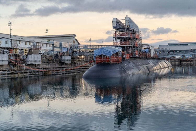 Virginia-class fast-attack submarine USS North Carolina (SSN 777) prepares to undock from Dry Dock 1 at Pearl Harbor Naval Shipyard and Intermediate Maintenance Facility (PHNSY & IMF) in Pearl Harbor, Hawaii, Aug. 12, 2026. The dry dock was flooded and the submarine prepared to return to the water following a period of scheduled maintenance. North Carolina was commissioned May 3, 2008. North Carolina is the fourth Virginia-class submarine and the fourth U.S. Navy ship to be named for the Tar Heel state. North Carolina is assigned to Submarine Squadron 1 and capable of supporting various missions, including anti-submarine warfare, anti-surface ship warfare, strike warfare, special operations support, and intelligence, surveillance, and reconnaissance. PHNSY & IMF’s mission is to keep the Navy’s fleet “Fit to Fight” by repairing, maintaining, and modernizing the Navy's fast-attack submarines and surface ships. Strategically located in the heart of the Pacific, it is the most comprehensive fleet repair and maintenance facility between the U.S. West Coast and the Far East. (U.S. Navy photo by Kenny Jones)