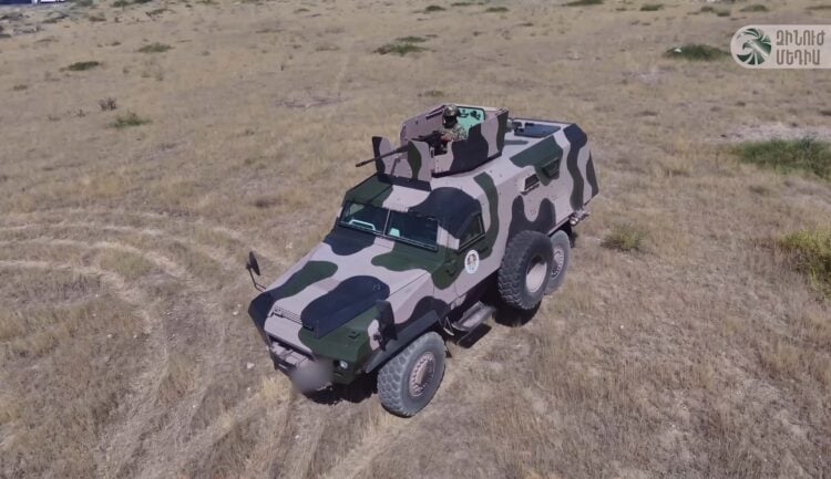 Ermenistan’ın Fransa’dan tedarik ettiği zırhlı araçlar görüldü