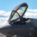 U.S. Air Force Maj. Zach Saunders, an F-35 division commander assigned to the 422nd Test and Evaluation Squadron, opens the canopy on an F-35 Lightning II after arrival at Nellis Air Force Base, Nevada, April 1, 2024. Saunders is engaging in Independent Pilot Off-station Procedures, which allows for aircrew to independently inspect and deploy their aircraft. (U.S. Air Force photo by Airman 1st Class Brianna Vetro)