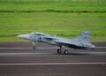 Brezilya’da üretilen ilk Gripen E’den ilk uçuş