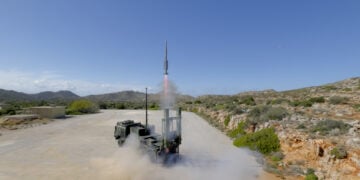 Erster IRIS-T SLM Schuss der deutschen Luftwaffe auf Kreta 2026